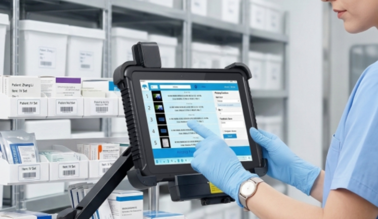 How the EM-I16J Rugged Windows Tablet Automates Healthcare Logistics How the EM-I16J Rugged Windows Tablet Automates Healthcare Logistics